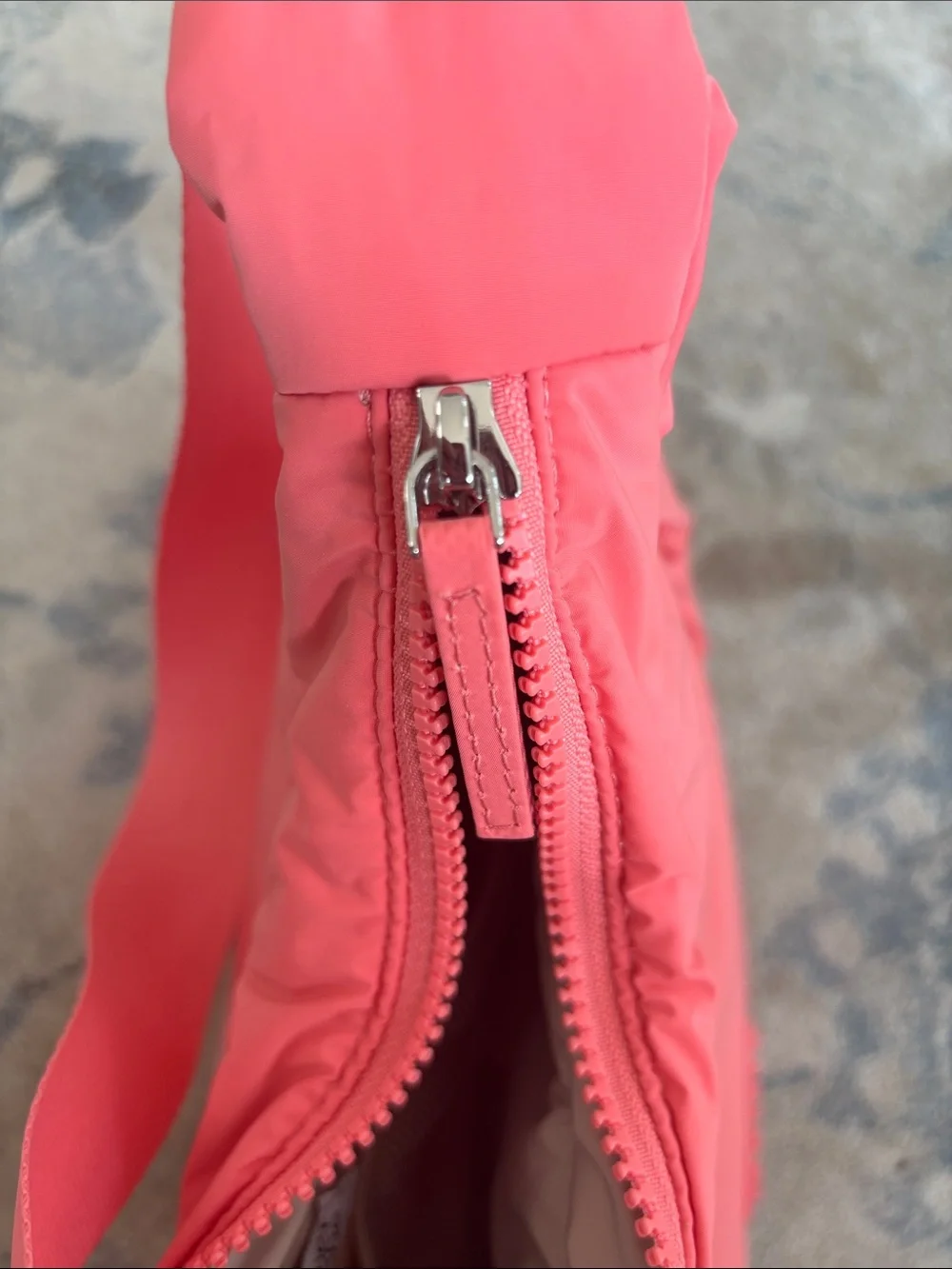 Athleta Coral Quilted Shoulder Bag in Pink